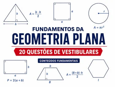 Capa do material Fundamentos da geometria plana
